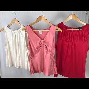 Lot 3 Tops - Nine West- Banana Republic- Forever21